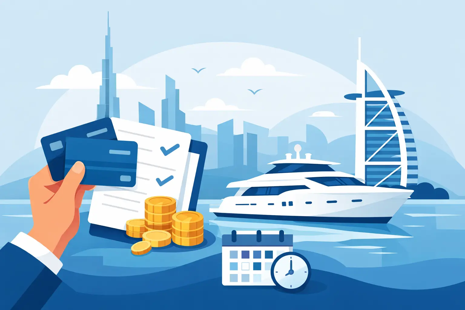 Yacht Charter Deposit Policy Dubai Explained