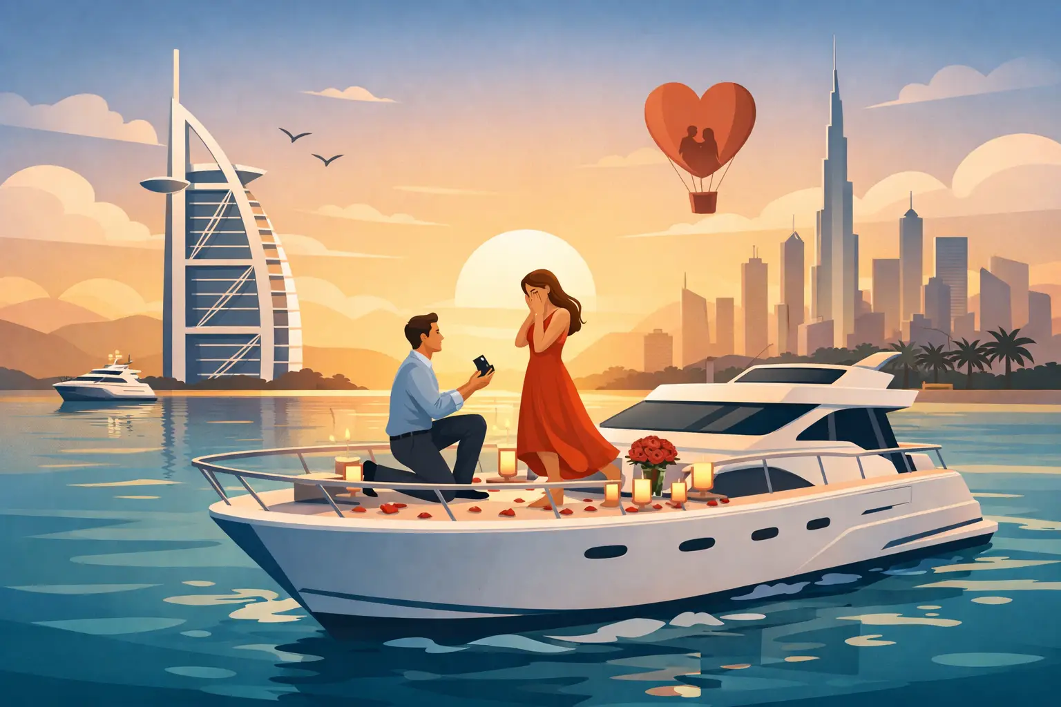 Proposal Yacht Package Dubai for a Private Yes